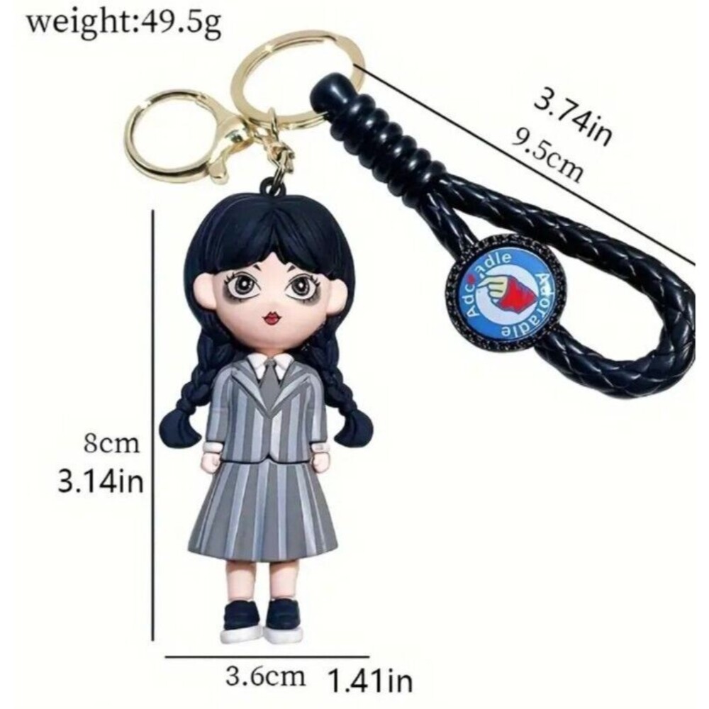 Disney 3D Corella Deville Keyring Keychain Key Ring - Picture 3 of 7